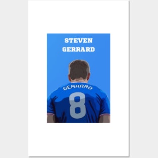 Steven Gerrard Glasgow Rangers Posters and Art